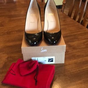 Christian Louboutin Simple pump 85  black patent